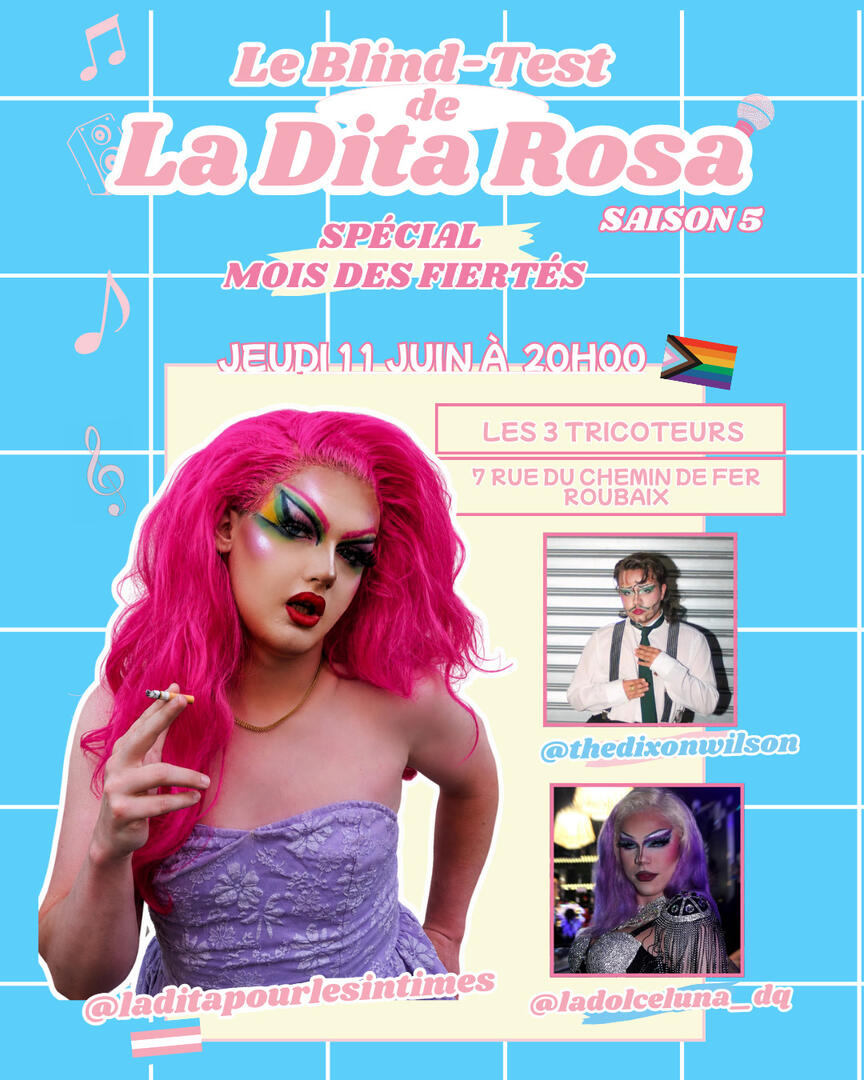 Le Blind-Test de La Dita Rosa, saison 5 spécial Mois des Fiertés_1
