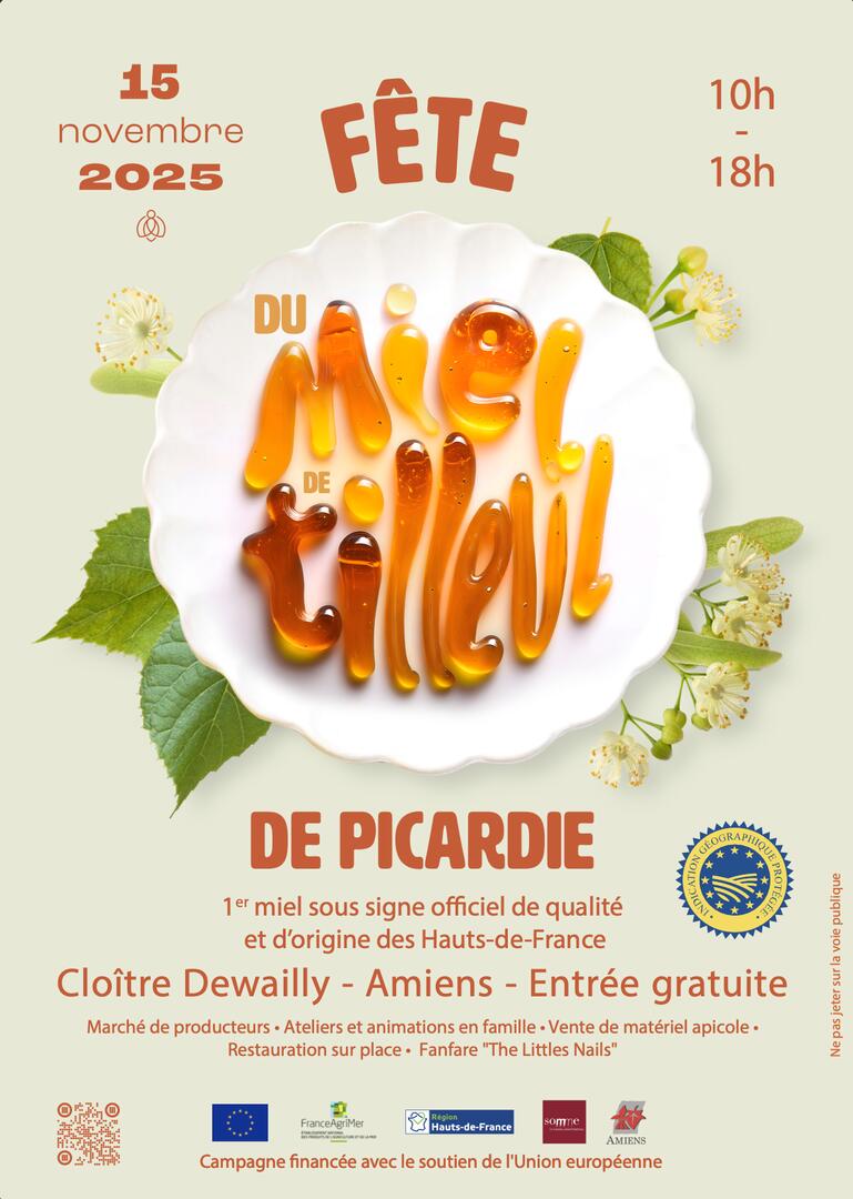 affiche fête du miel_Amiens_HDF