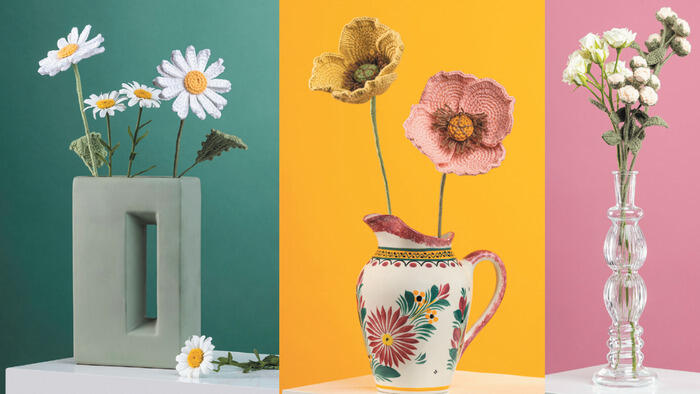 Crochet en fleurs - Créez votre fleur au crochet_1