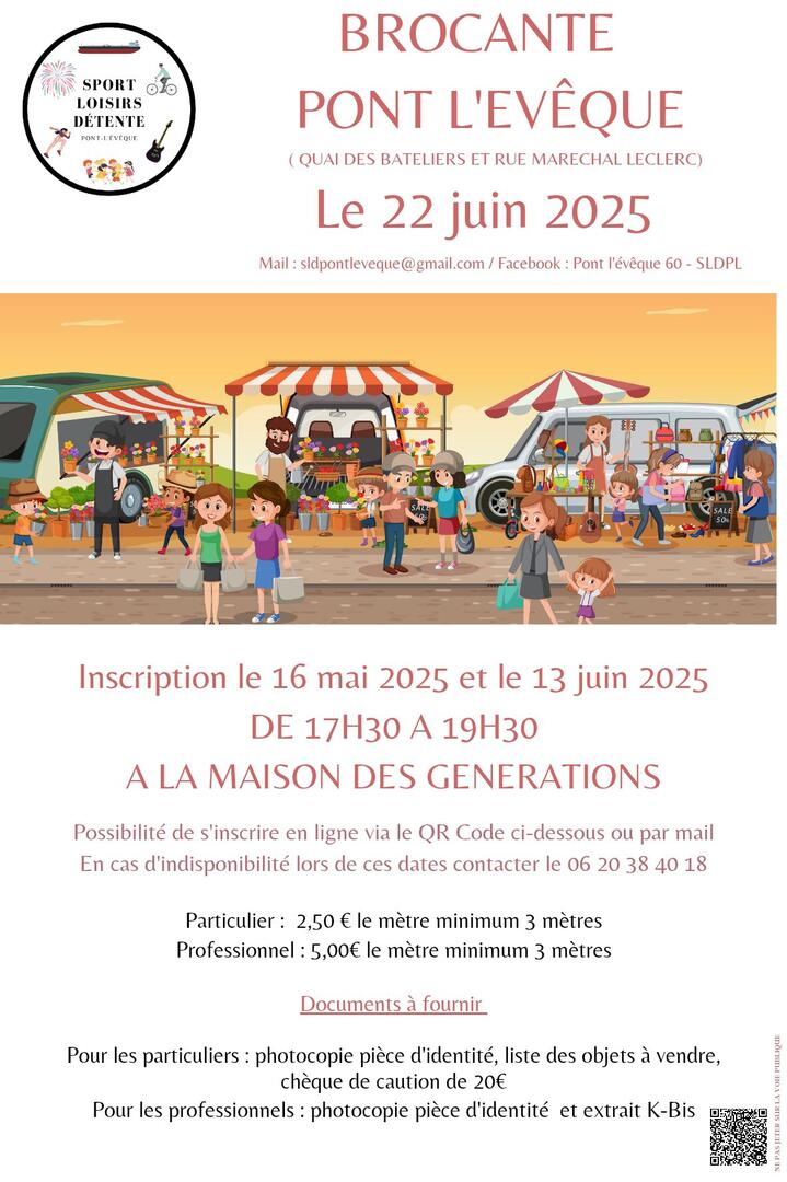 brocante de pont l'éveque