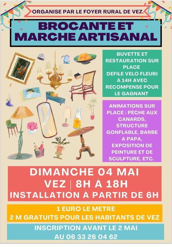 brocante vez 4 mai