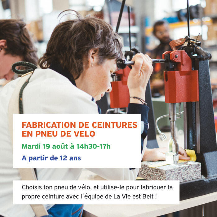 Fabrique ta ceinture en pneu de vélo avec La Vie est Belt !_1