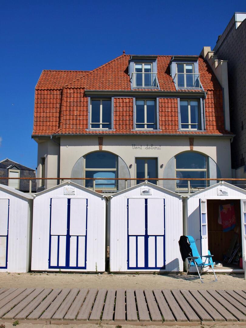 Villa et cabines au Crotoy