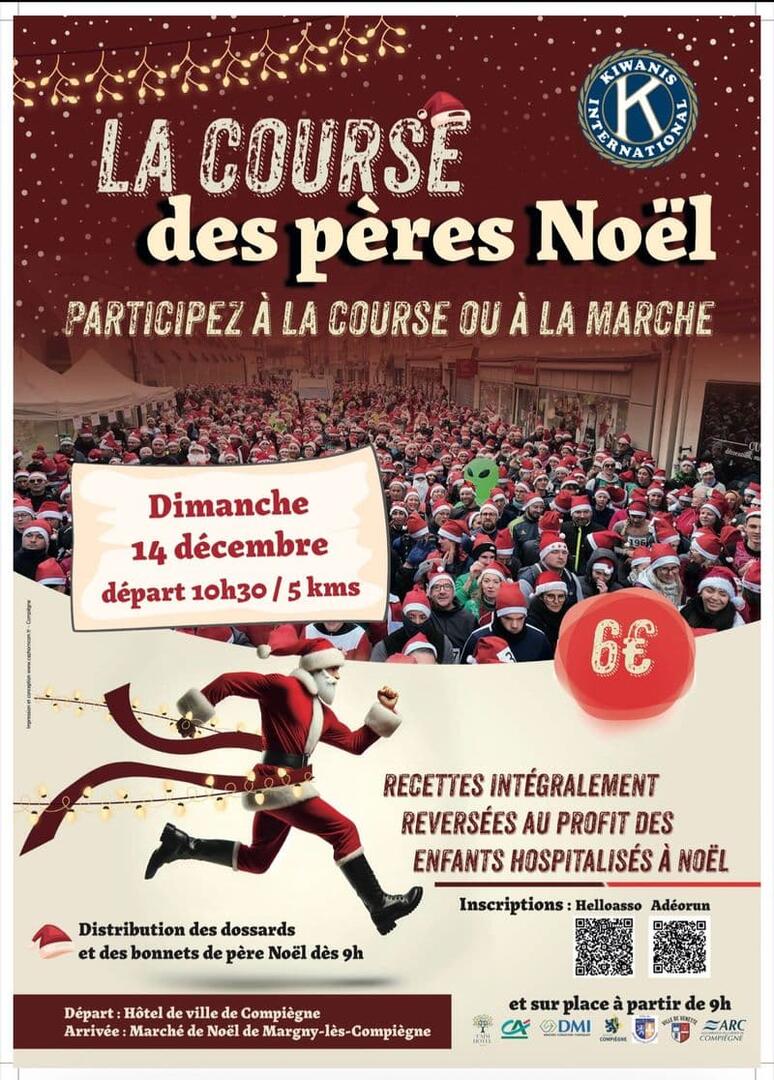 Noël | Course ou marche des Pères Noël