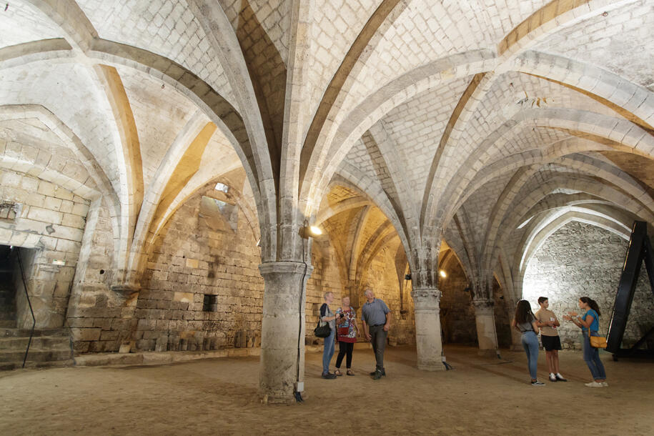 souterrain, cathedrale notre dame de noyon