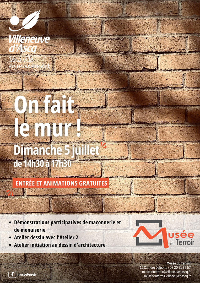On fait le mur ! Au Musée du Terroir_1