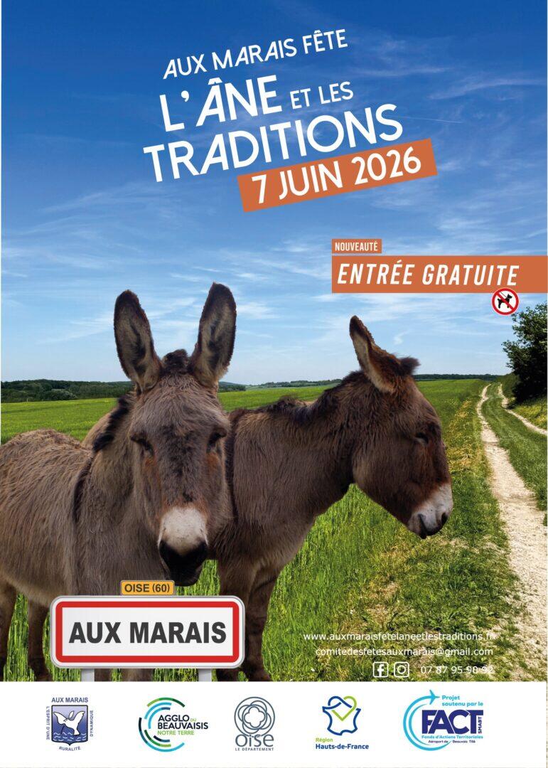 fête de l'âne aux marais 2026