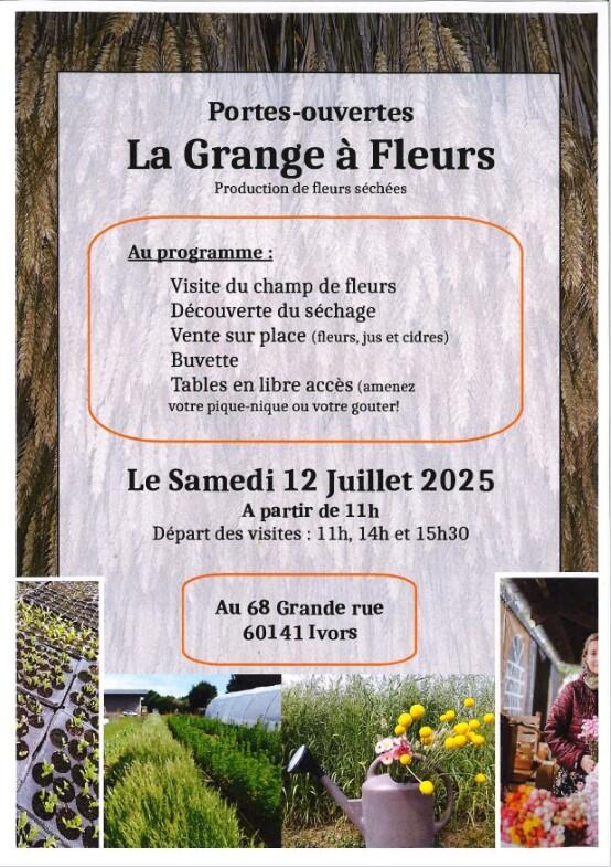 grange fleurs ivors 12 juillet