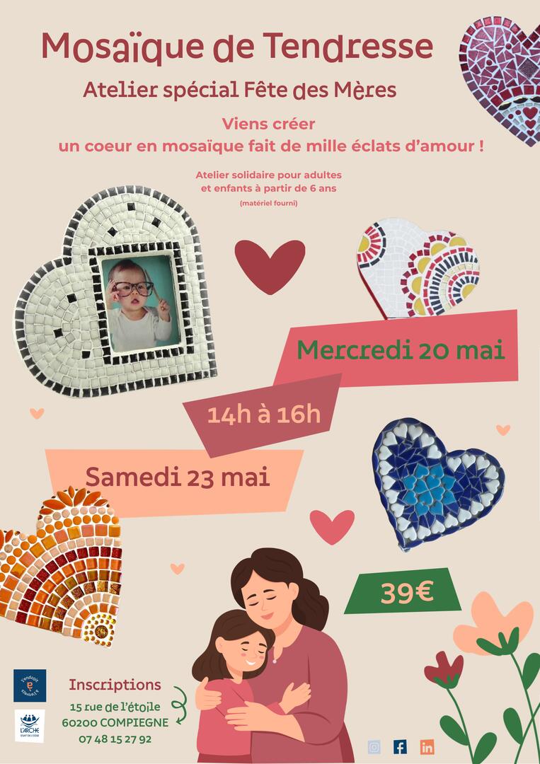 AFFICHE atelier mosaïque