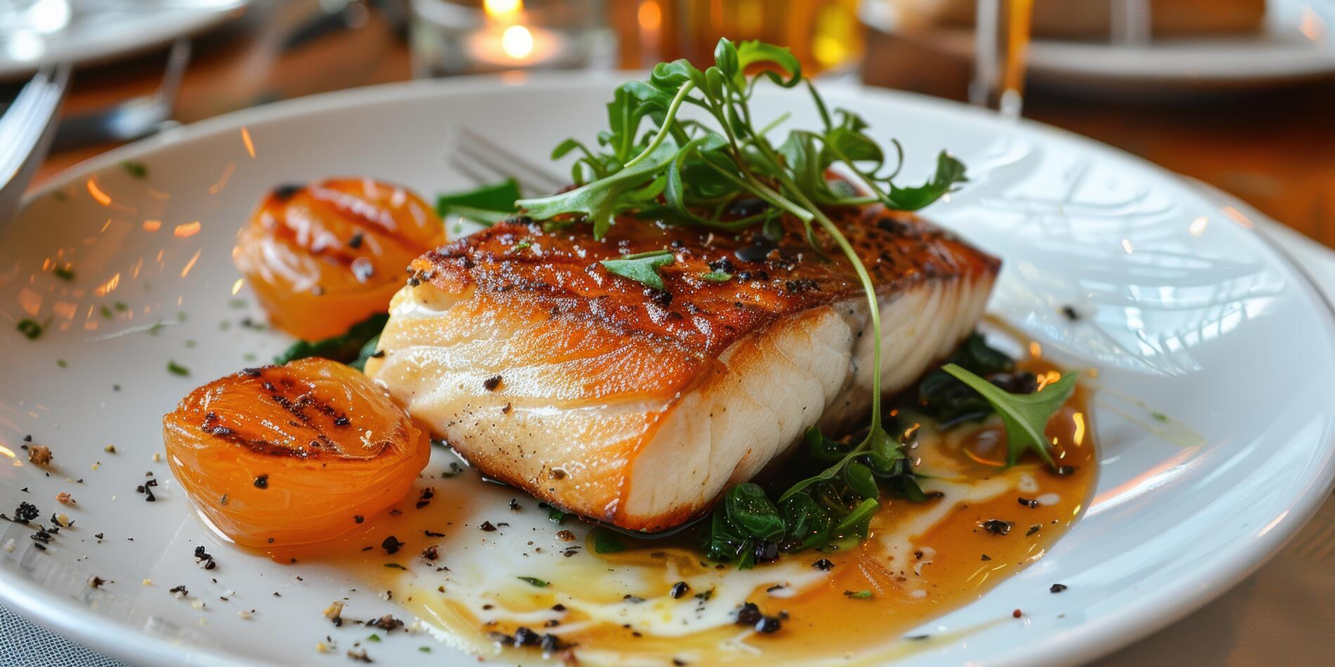 grilled-salmon-fillet-with-grilled-cherry-tomatoes-and-arugula-on-a-white-plate-served-at-a-gourmet-restaurant-table-with-elegant-dining-setting-adobestock-1182734207-aicandy_1