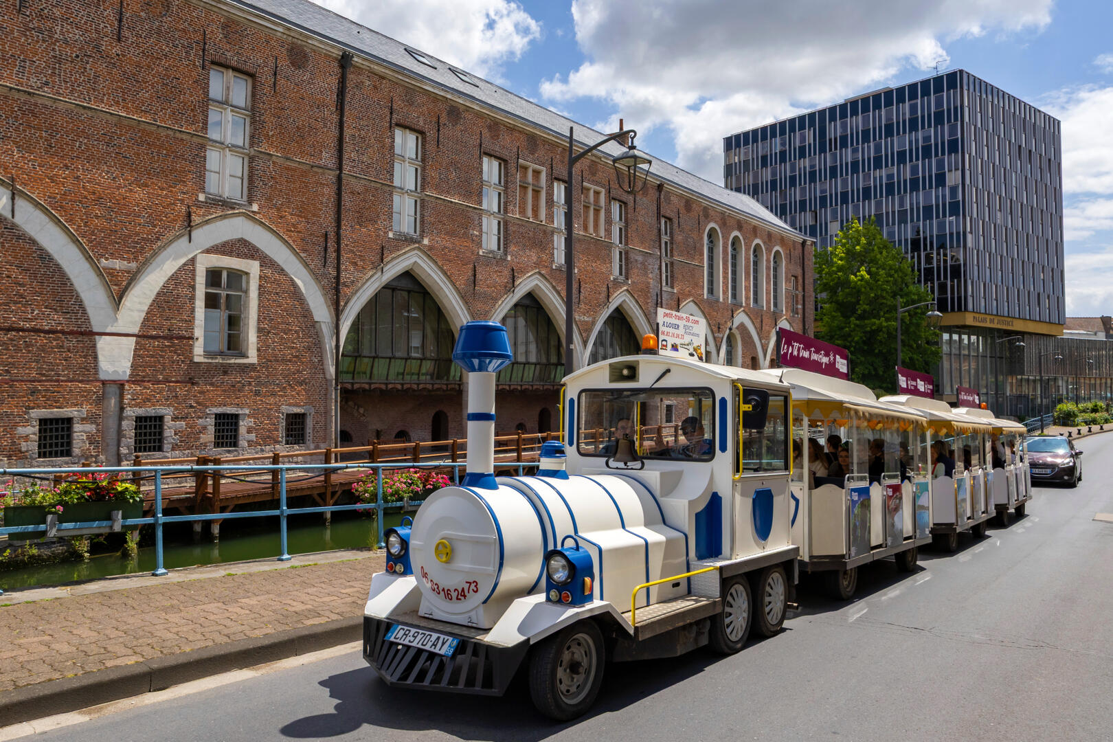 p'tit train touristique - Douai - parlement de Flandres - Scarpe - Douaisis - Nord - France (c)ADLanglet