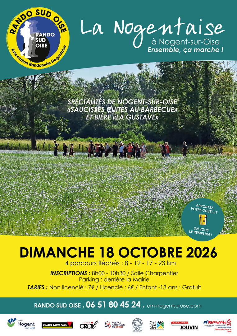 randonnee la nogentaise 18 octobre 2026