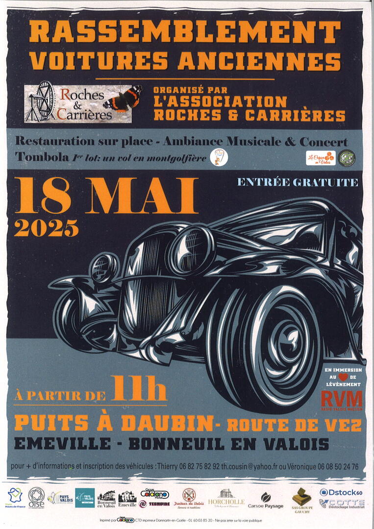 rassemblement voitures anciennes 18 mai