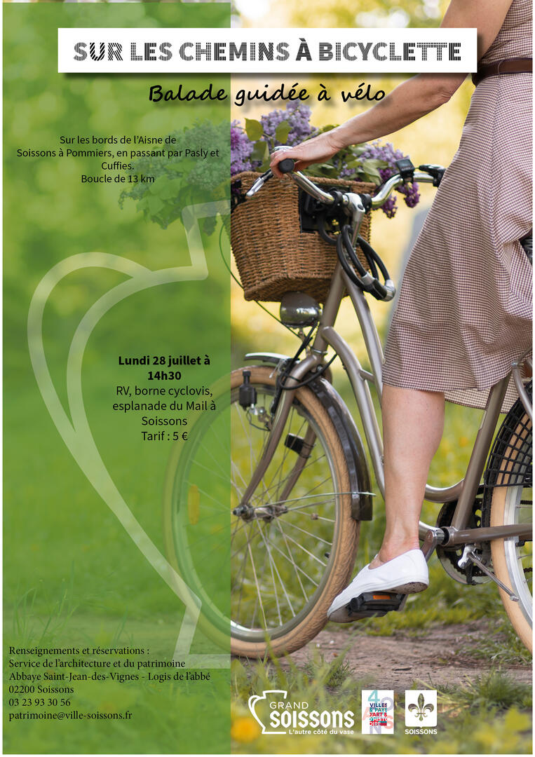 sur les chemins à bicyclette
