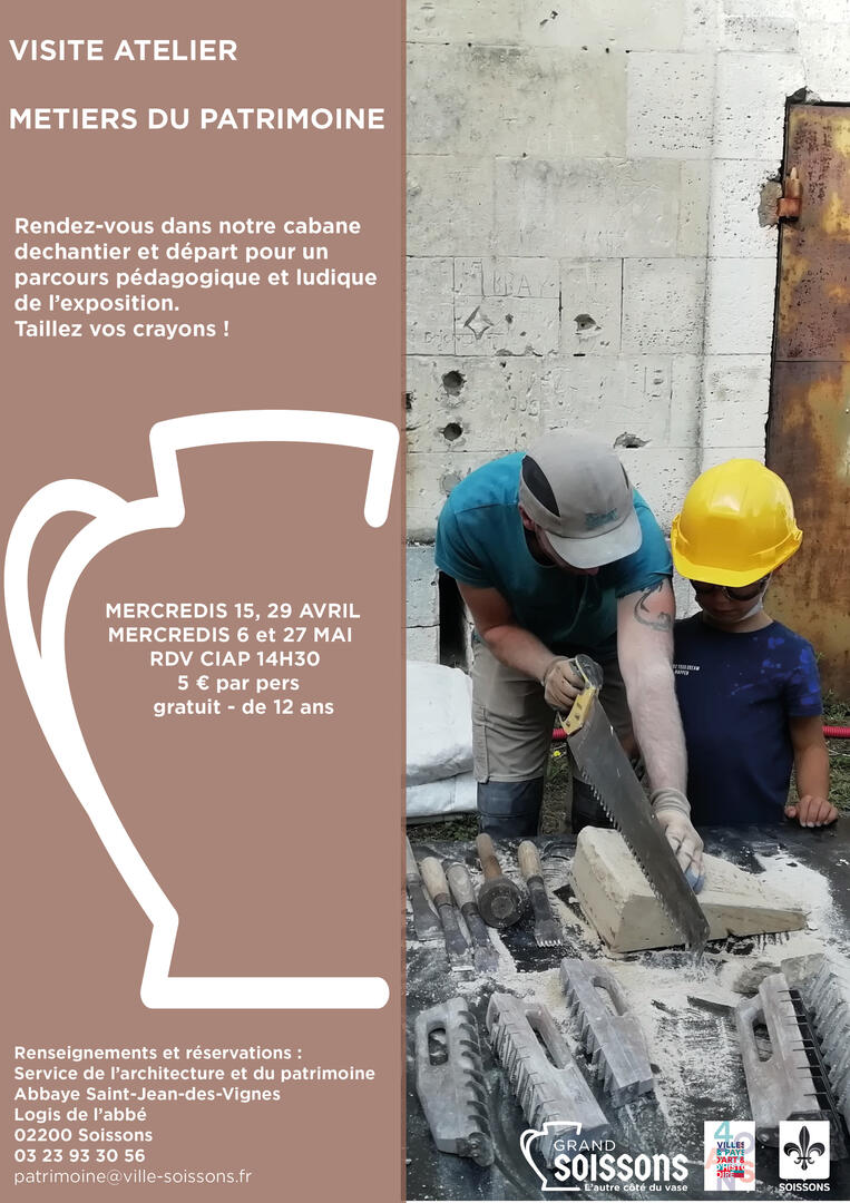 visite atelier metiers du patrimoine
