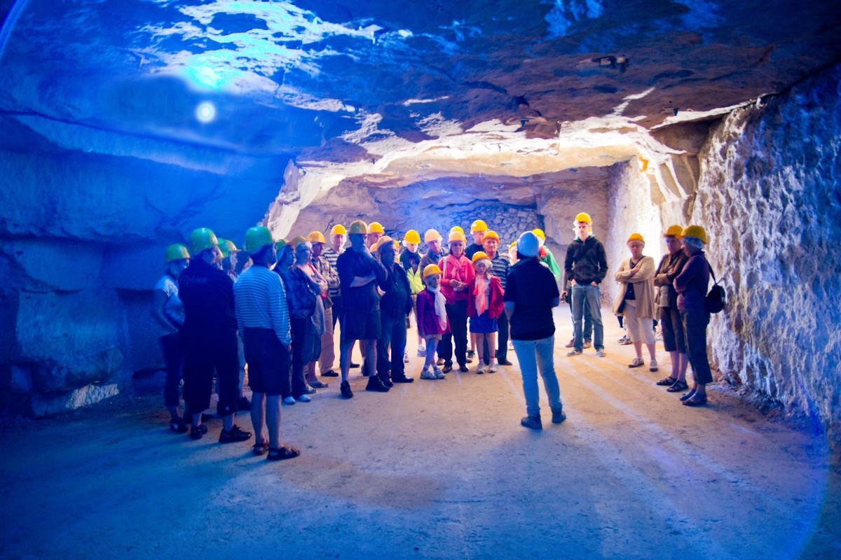 visite guidée carrière souterraine Parrain