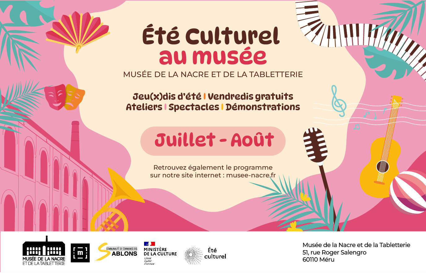 été culturel 2025 - musée de la nacre méru