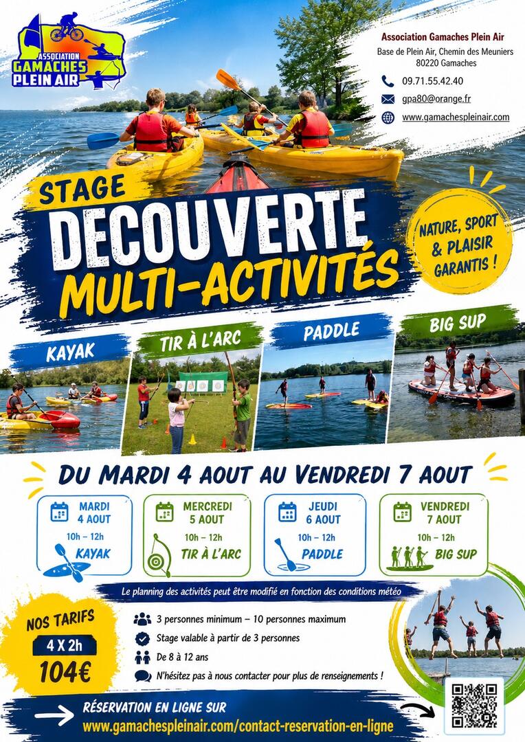 080726 - GAMACHES - Stage découverte multi-activités