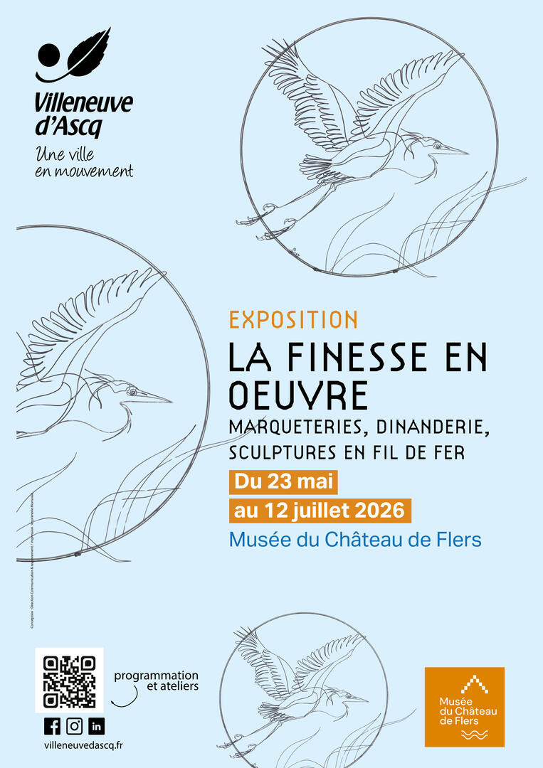 Exposition La Finesse en Œuvre : marqueteries, dinanderie, sculptures en fil de fer_1