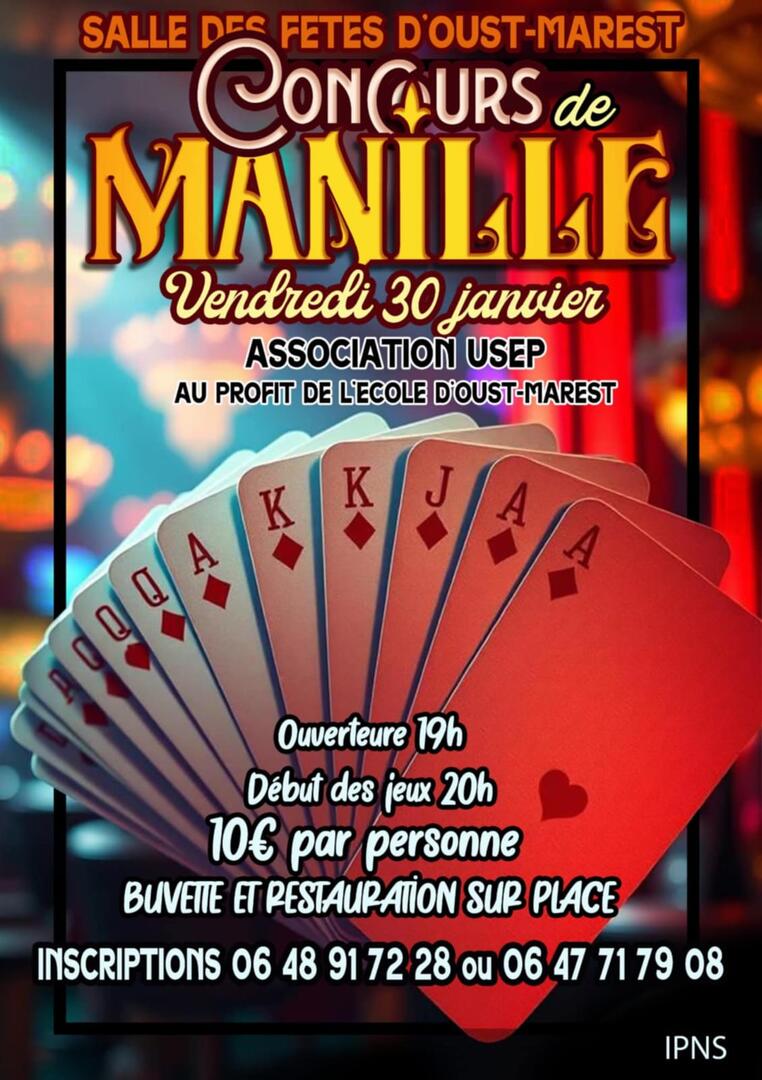 013026 - OUST-MAREST - Concours de manille