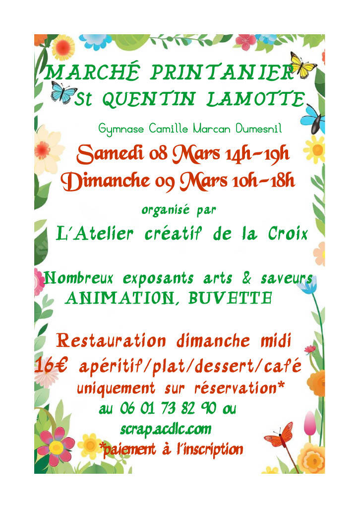 030826 - SQL - Marché printanier