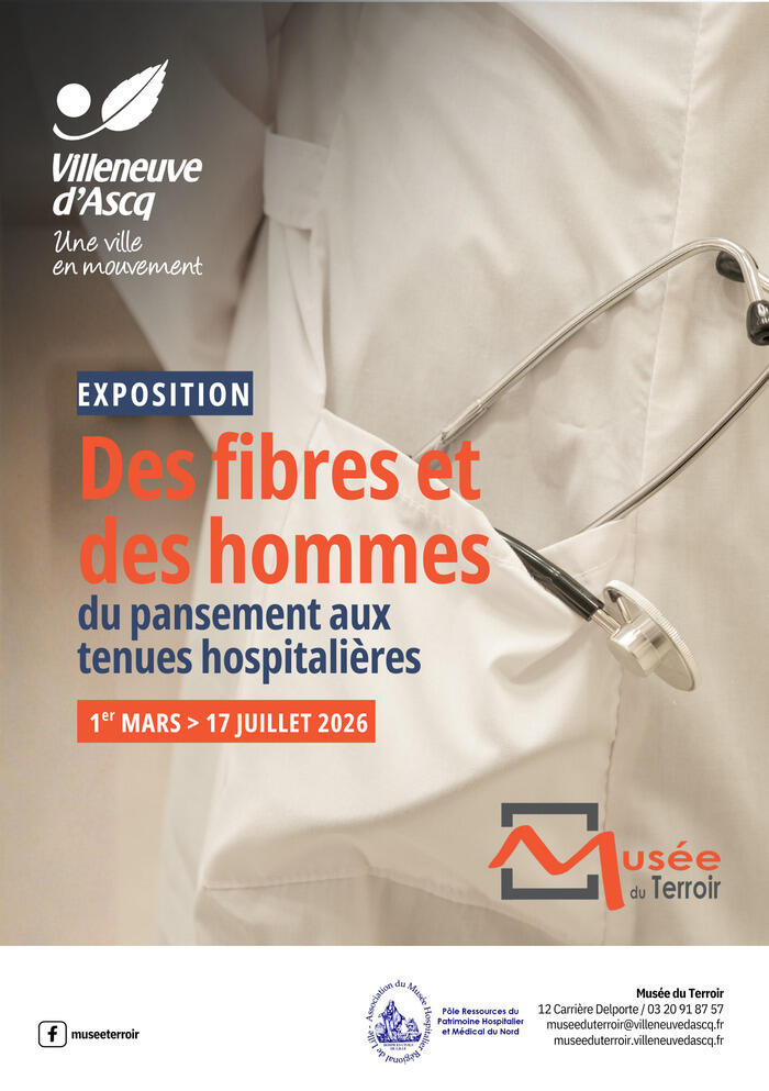 Exposition Des fibres et des hommes - Du pansement aux tenues hospitalières_1
