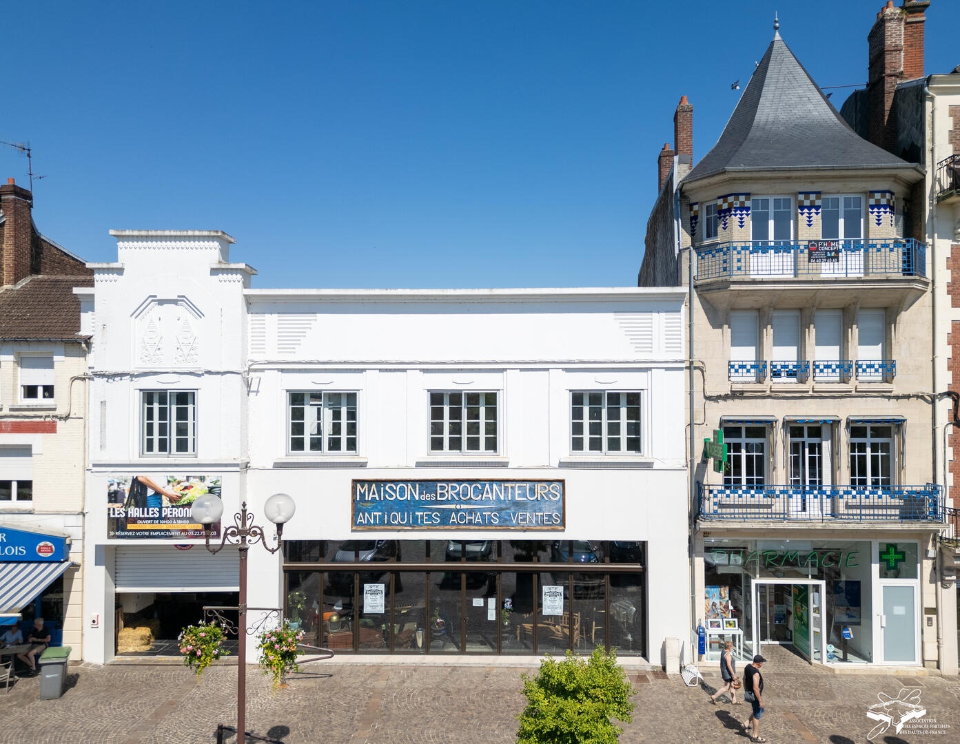 10.Façades du centre-ville de Péronne, ©Espaces fortifiés
