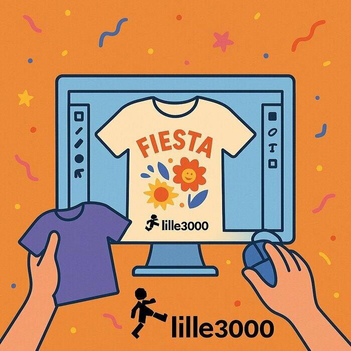Goûters numériques : à l'occasion de Lille 3000, créez votre t-shirt pour faire la FIESTA !_1