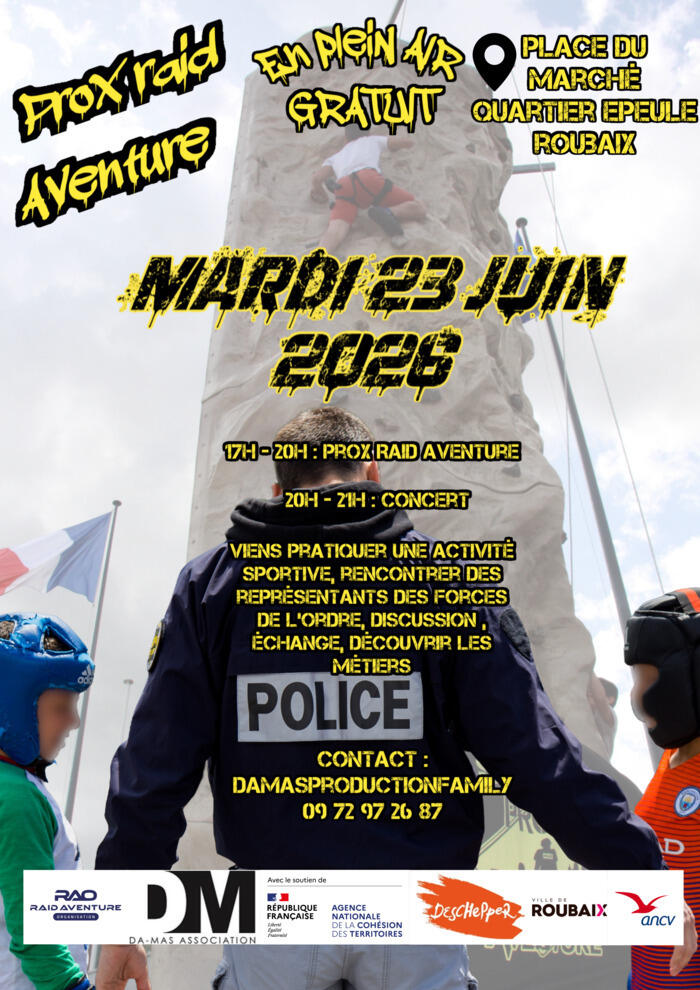 Prox Raid Aventure x Mardi 23 Juin 2026 x Place du Marché x Epeule x Roubaix_1
