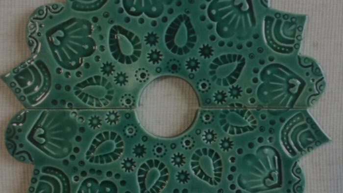 Vide poche ou bougeoir en argile_1