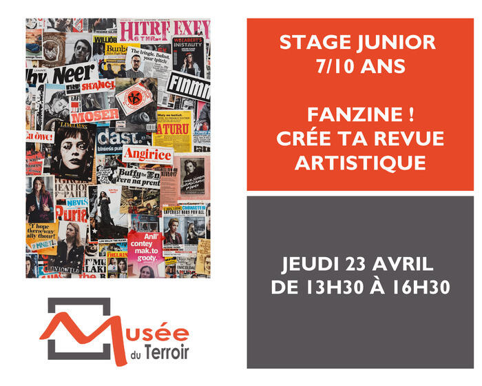 Stage Junior 7/10 ans : Fanzine! Crée ta revue artistique_1