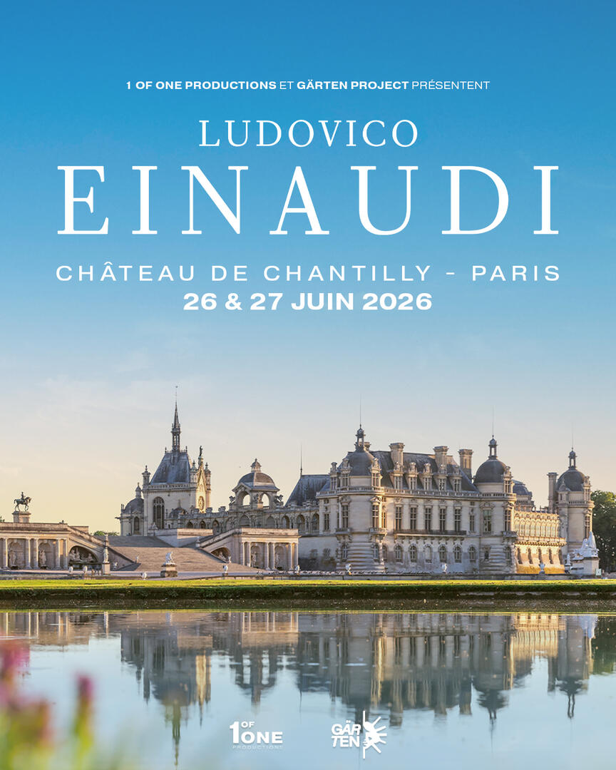 Ludovico Einaudi au Château de Chantilly