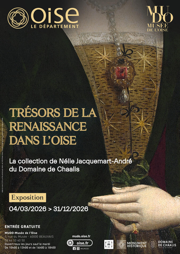 Affiche de l'exposition "Trésors de la Renaissance dans l'Oise"