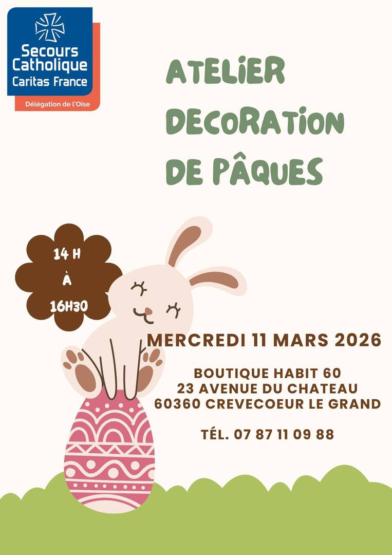 Atelier décoration de Pâques