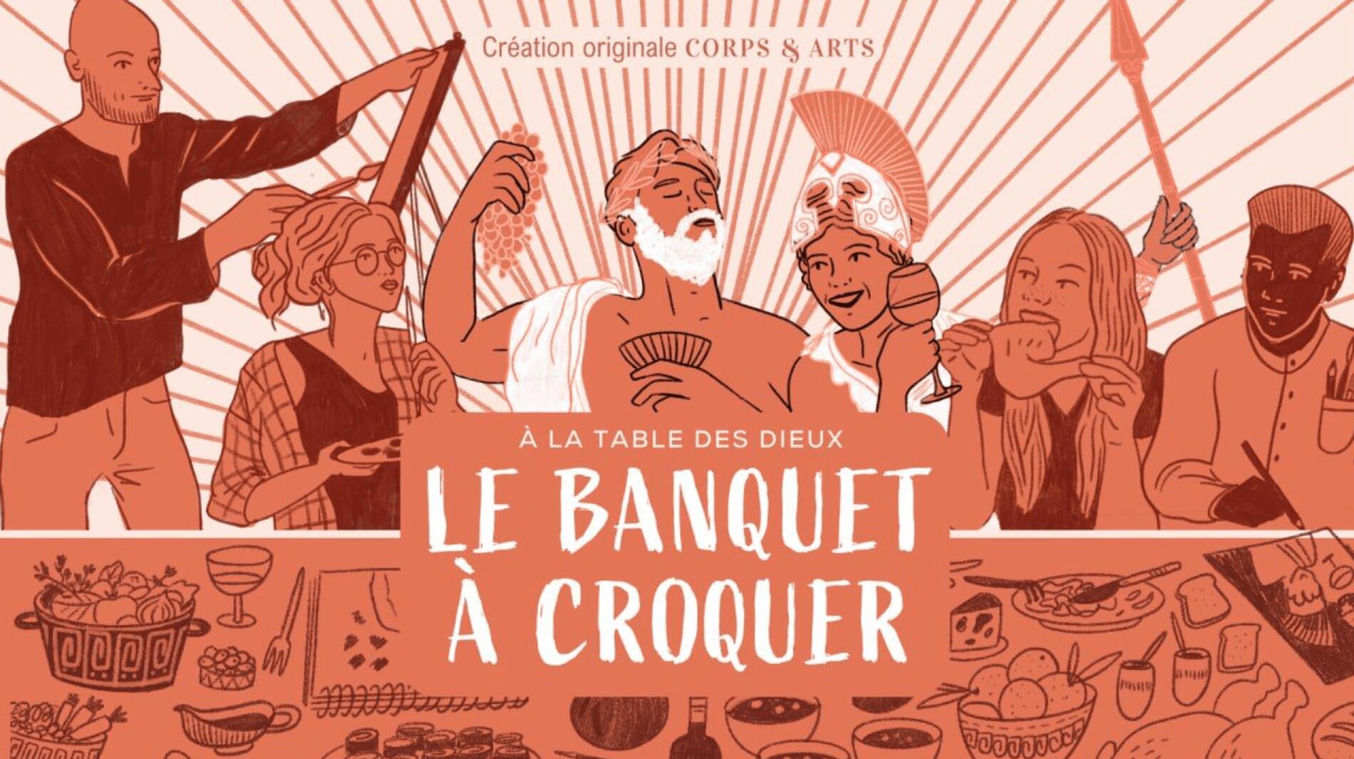 Dîner-spectacle : le banquet à croquer