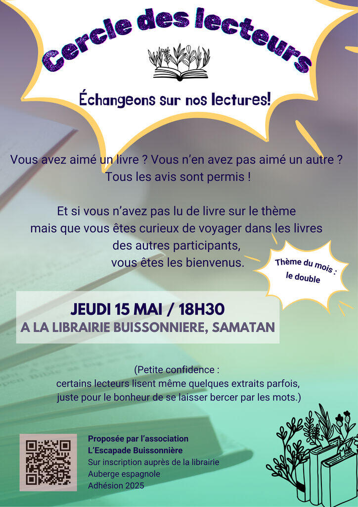 Affiche cercle des lecteurs