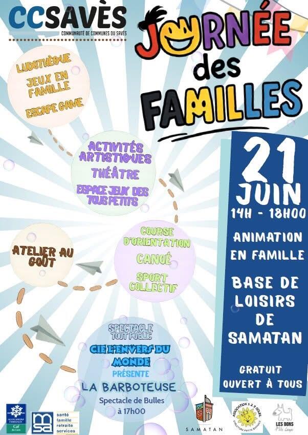 Affiche journée des familles