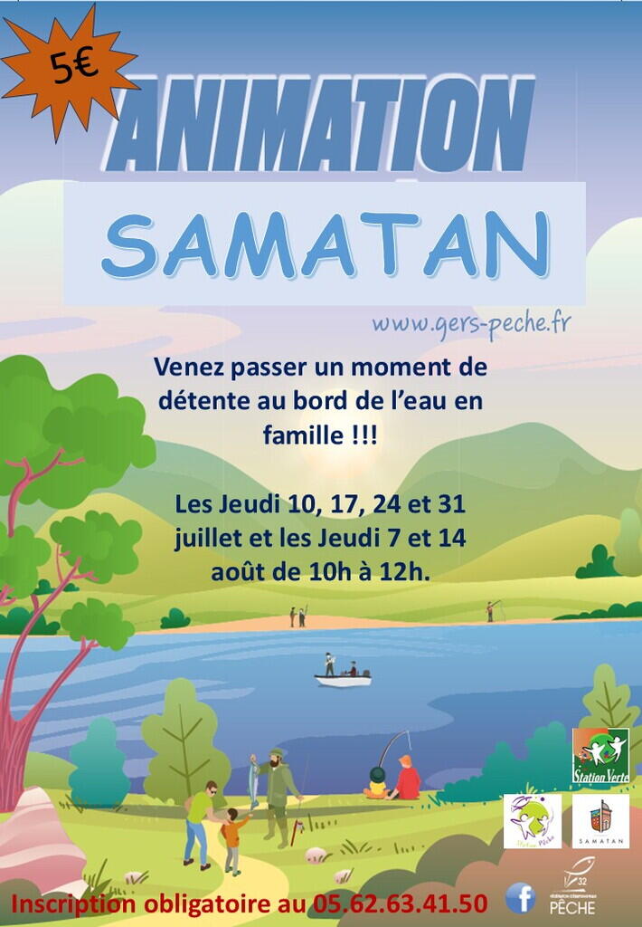 Affiche animation pêche