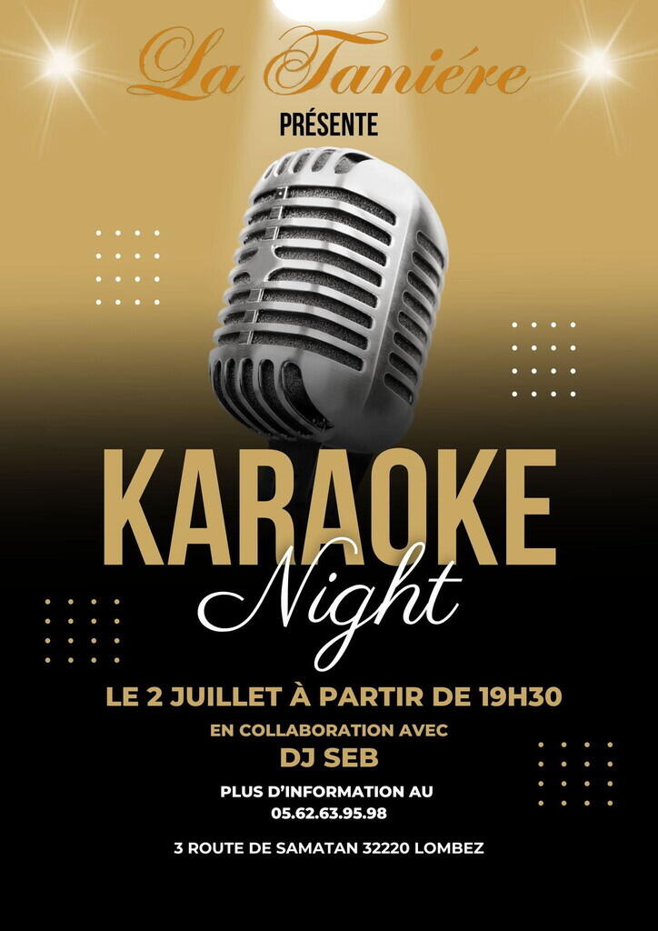 Affiche Karaoké