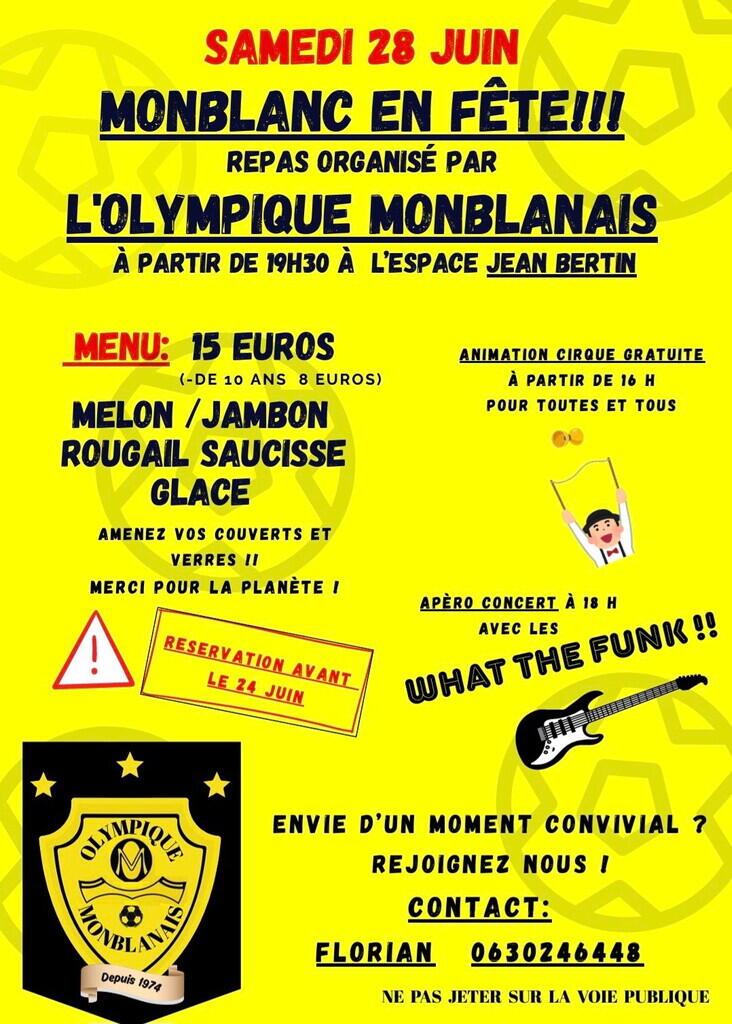 Affiche fête locale