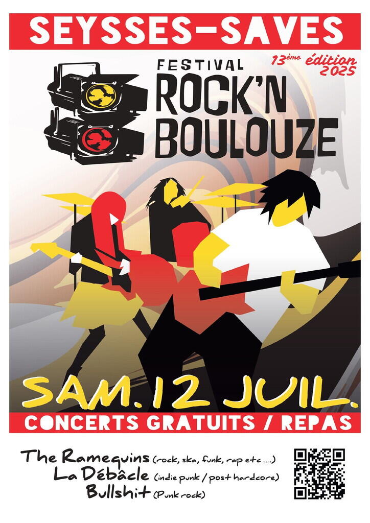 Affiche festival Rock n,Boulouze