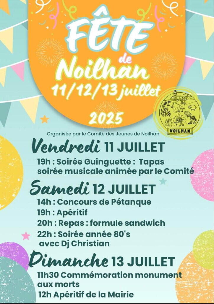 Affiche fête locale
