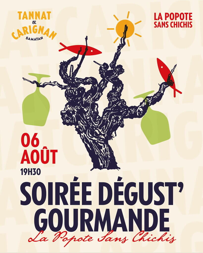 Affiche soirée degust'