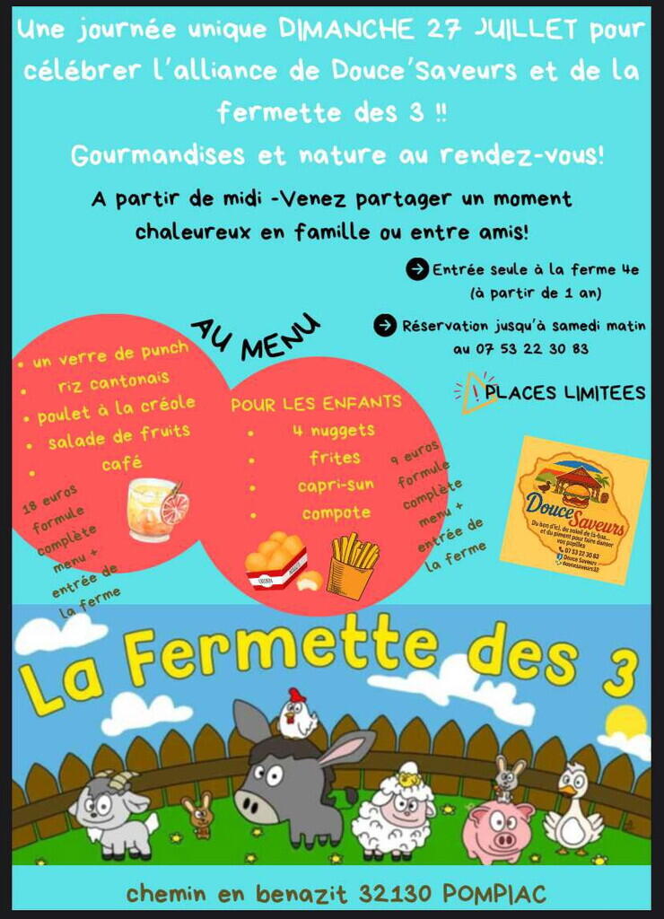 Affiche repas et visite