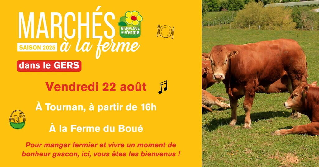 Affiche Marché à la ferme