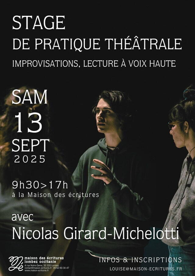 Affiche stage MdE