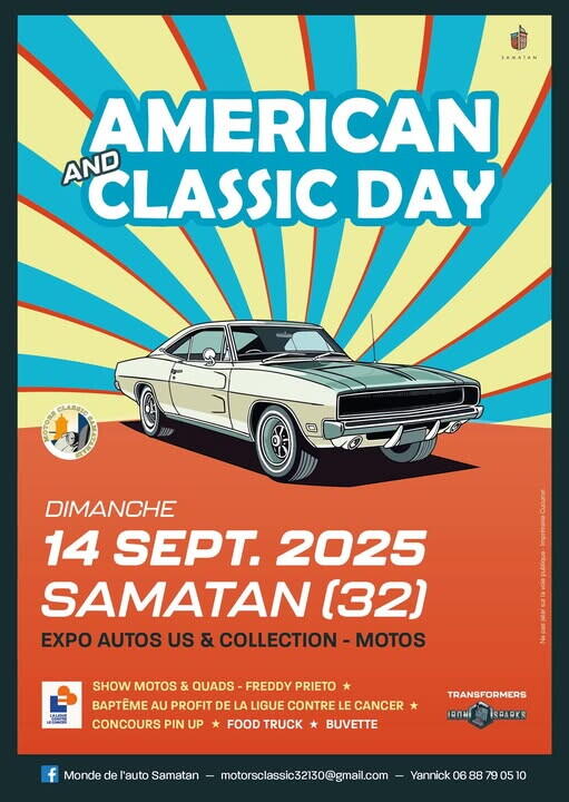 Affiche American and classic day