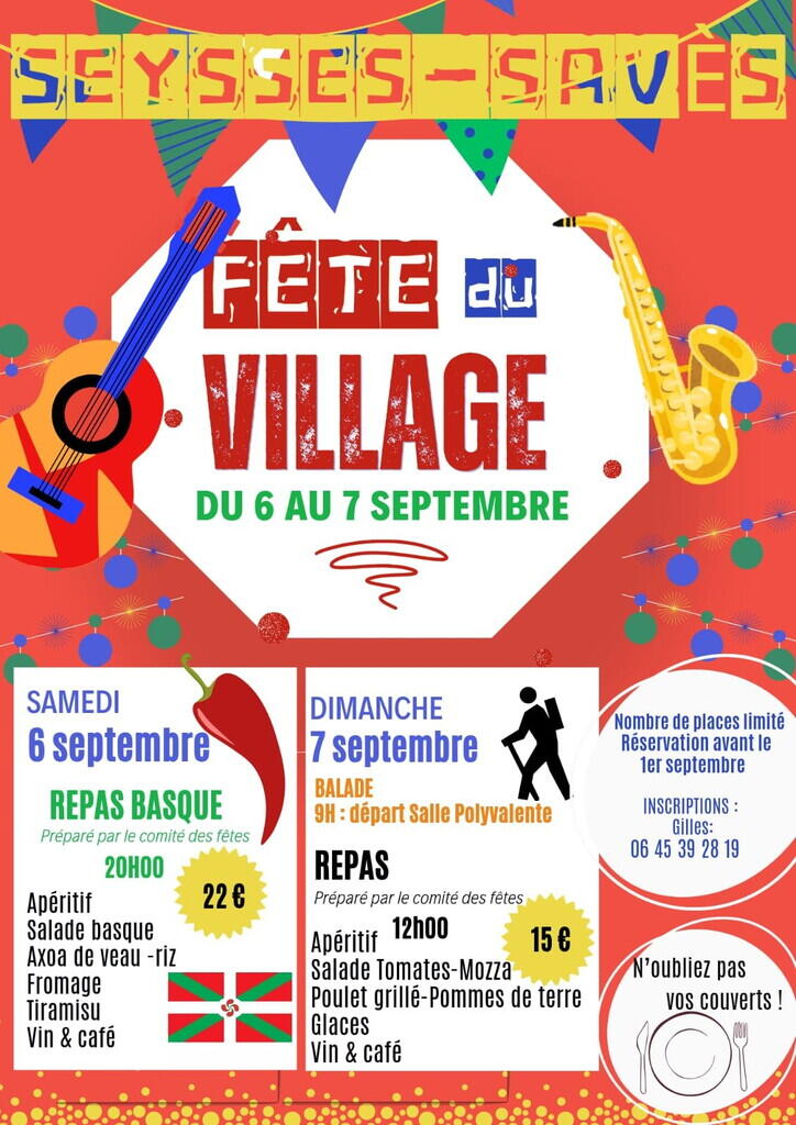 Affiche fête locale