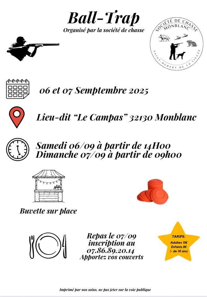Affiche ball-trap