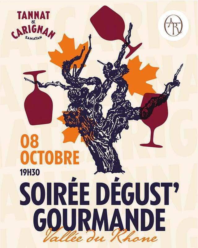 Affiche soirée degust'